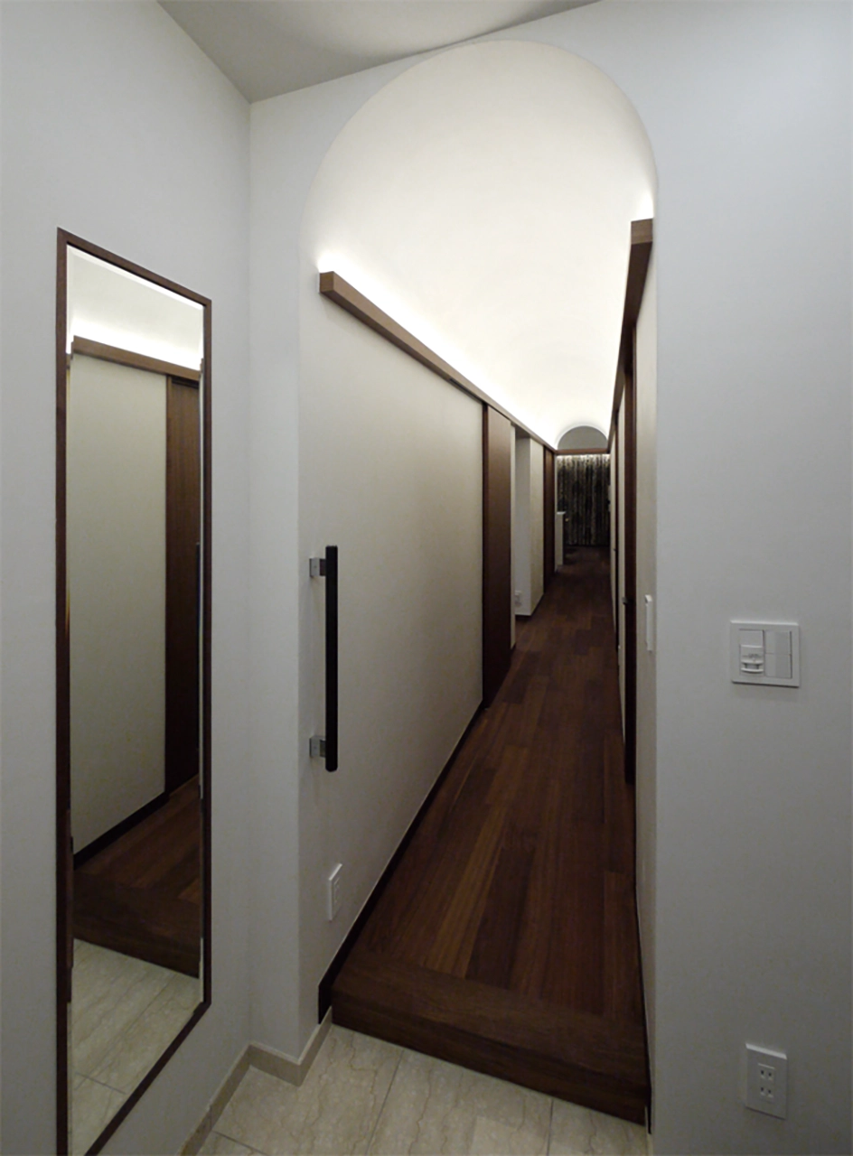 ３つのヴォールト天井を持つ家_内観